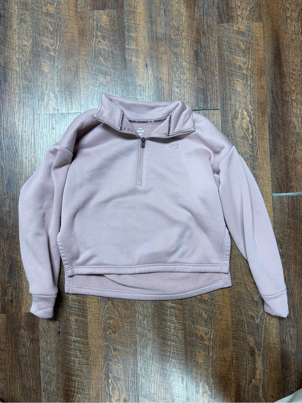 Under Armour Light Rose/Pink Quarter-Zip Pullover